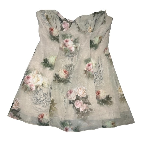 House of CB Christiana Vintage Floral Mini Dress. Sz: XL - Picture 7 of 12